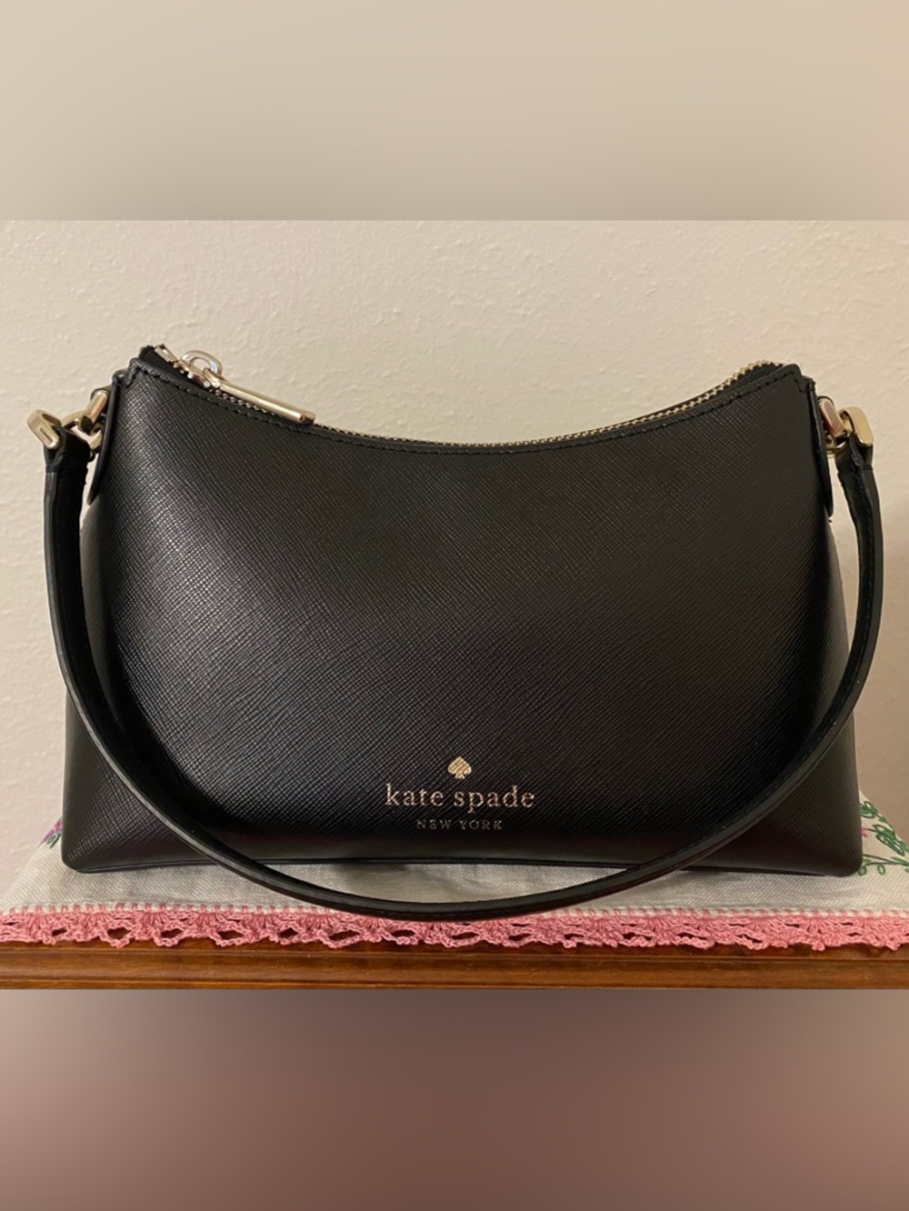 NWOT small black Sadie Kate spade purse